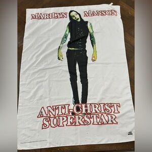 Marilyn Manson Antichrist superstar textile poster flag